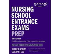 Nursing School Entrance Exams Prep (Tascabile) Kaplan Test Prep