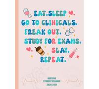 Nursing Student Planner 2026-2027: Organize and Plan Your Study Goals