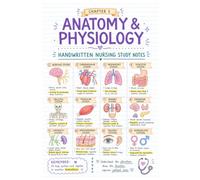 Nursing Study Notes: Anatomy and Physiology Handwritten-Style Study Guide with Beautiful Illustration for Nursing Students, NCLEX Prep, and Exam Review: Anatomy and Physiology Nursing Study Notes