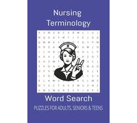 Nursing Terminology Word Search: Word Searches with Easy to Read Print about Nursing, Medical Terminology, Medical Field and More | 6x9 inches, 110 ... Gift for Vacations, Holidays, and Free Times