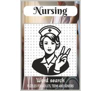 Nursing Word Search Puzzle Book: Word Searches with Easy to Read Print about Nursing | 6x9 inches, 110 pages | 50+ puzzles ... Gift for Vacations, Holidays and Free Times