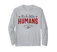 Nurture Humanity Cura della Terra Foglia Mani Maglia a Manica