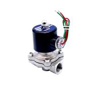 NUSEQSGVM 1 PZ Elettrovalvola da 3/4 "ad Alta Temperatura 24 V Struttura di intercettazione in Acciaio Inossidabile e Filettatura G a Media Pressione(G-24V AC)