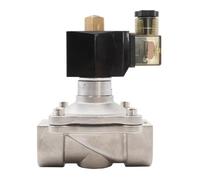 NUSEQSGVM 1 pz elettrovalvola elettrica normalmente Aperta in Acciaio Inossidabile 304, da G3/8 "a G2, valvola pneumatica for Acqua, Petrolio e Gas DC12V(DC 12V-VITON,2 inch)