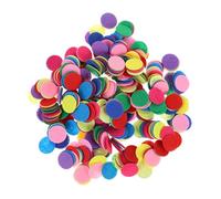 NUSITOU 1000 Pezzi Pad Non Tessuto Rotondo per Accessori Chioma e Spille, Superficie Liscia e Delicata sulla Pelle, per Creare Ornamenti per Chioma Colore Casuale