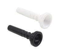 NUSITOU 2 Pezzi Bocchino per Tromba in Abs Accessori per Strumento Musicale Facile da Installare Buona Tenuta Aria per Esercizi e Performance Colore Casuale