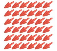 NUSITOU 50 Pezzi Naso a Carota Arancione, Accessorio Natalizio per Pupazzo | Pvc, per Addobbi Fai e Costume, Effetto , Adatto a Natale e Feste Tematiche