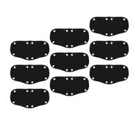 NUSITOU 9 Pezzi Fascia Assorbi Sudore per Elmetto di Sicurezza Nero in | Fodera Frontale Riutilizzabile, Sostituzione Rapida, Comfort Aderente, per Miniera e Lavori Edili