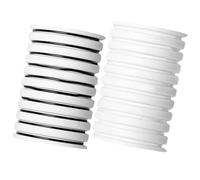 NUSITOU Adesive per Confezione da 2 Box 20 Autoadesive in Gomma Resina Resistente All'acqua al, per Applicazione Rapida e Versatile