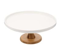 NUSITOU Alzata per Torta Design e Pratico con Piedistallo in Legno in Supporto Versatile per Dolci e Cupcake, per Feste di Compleanno e Tè