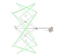 NUSITOU Avvolgitore per Filati in Metallo Larghezza Regolabile e Pieghevole, Porta Gomitoli Essenziale per Lavoro Maglia, Adatto a Skeins di Yarn