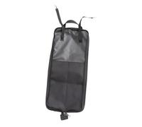 NUSITOU Borsa per Bacchette Batteria Colore Casuale Oxford Nero Doppio Gancio e Manico, Design Ergonomico Adatto a Brush e Bacchette, per Gig e Tom a Terra