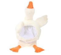 NUSITOU Cappello Grande Oca Bianco in Peluche Cotone Pp, Adorabile e Confortevole, Accessorio per Feste e Spettacoli, Resistente e Non Facile da Cadere