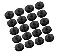 NUSITOU Clip per Tappetini per Auto in Plastico Nero, 20 Pezzi, Antiscivolo, per Interni Veicoli di Tutti i Tipi