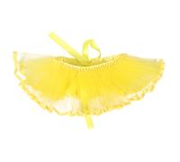 NUSITOU Collare Elisabettiano Staccabile in Rete Giallo Design Elegante Vintage per Uomini e Donne, Accessorio Versatile per Costumi da Teatro e Decorazioni per Feste