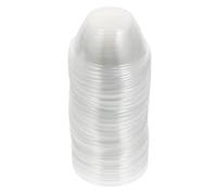 NUSITOU Copertura Trasparente Protezione da Condizioni Estreme in Plastica 100 Pezzi per Piante Mantiene Calore e umidità per Coltivazione Senza Terra