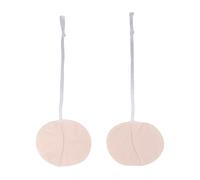 NUSITOU Cuscinetti Antisudore Ascellari in Cotone Beige Riutilizzabili, Facili da Applicare alle Maniche, 1 Paio per Combattere e Prevenire Eccessiva Sudorazione