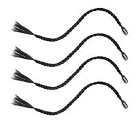NUSITOU Extension Chioma Treccia Lunga Clip 4 Pezzi, Estensione Coda di Cavallo Intrecciata, Parrucche Intrecciate Naturali per Donne, Acconciature Personalizzate ed Eleganti