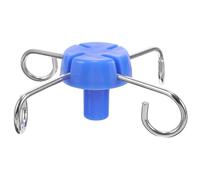 NUSITOU Ganci Verticali per Porta Infusione in Metallo Set 4 Pezzi, Accessori per Flebo Design Antiruggine, Portatili e Affidabili per Applicazioni Cliniche