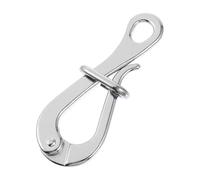 NUSITOU Gancio a Sgancio Rapido per Scialuppa e Zattera in Acciaio Inox | Argento, per Rigging e Accessori Pet, Facile da Trasportare e Riporre, Massima Resistenza alla Corrosione