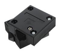 NUSITOU Interruttore Automatico per Luce Armadio Nero 2a 2 12v-250v Facile da Installare in Abs e Rame Viti per e Finestre