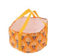 NUSITOU Lavatoio Pieghevole Portatile Oxford Giallo, Leggero e Facile da Trasportare, per Campeggio e Attività All'aperto, Secchio per Pediluvio Pratico e Compatto