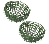 NUSITOU Leggero Facile e da per Decorare Casa e Giardino Assemblare per Telaio Palline Fiori Plastica Verde Supporto per Piante Artificiali