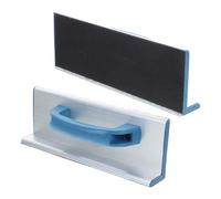 NUSITOU Levigatrice Angolare Autoadesiva 2 Supporti per Carta Abrasiva per Levigatura Angoli Muro Impugnatura Antiscivolo per Decoratori Professionisti Colore Casuale