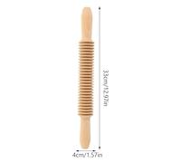 NUSITOU Mattarello in Legno per Spaghetti Rullo a Traliccio 4mm, Utensile da Cucina per Tagliare Pasta e Pizza, Tagliapasta a Rulli per Pasta Fatta a Mano e Dolci, Accessorio Cucina