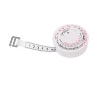 NUSITOU Metro a Nastro Flessibile Rotondo 1,5 M per Misurazione Precisa del Grasso Corporeo e Circonferenza Vita, Dispositivo Compatto per Monitoraggio Salute e Fitness, Adatto a Casa