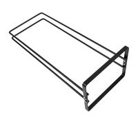 NUSITOU Organizzatore per Grucce in Ferro Nero, Supporto Robusto e Smontabile da 40cm per Armadi e Negozi di Abbigliamento, Ottimizza lo Spazio Design Moderno