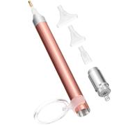 NUSITOU Penna per Pittura Diamante LED Lente di Ingrandimento e Impugnatura Ergonomica in Plastico per DIY Diamond Pictures, Set 1 Pezzo Colore Oro