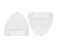 NUSITOU Pennarelli a Gesso per Tessuti per Cucire 2 Pezzi Rotella Rotante Bianca, Gessetti da Sarto in Plastica Resistente per Marcatura Precisa di Abbigliamento e Trapuntatura,