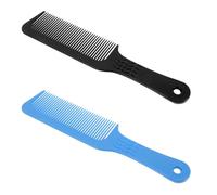 NUSITOU Pettine Antistatico 2 Pezzi per Parrucchiere in Abs Manico Fantasia Casuale, Accessorio per Chioma Professionale, Delicato sulla Pelle, per Uso Domestico e Salone Stili multipli