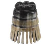 NUSITOU Pettine Massaggiante Struttura Ergonomica per Chioma in Corno di Bue Naturale per Massaggio del Capelluto e Dalla Tensione, Adatto Adatto a