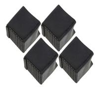 NUSITOU Protezione per Piedini Scala 4 Pezzi in Gomma Antiscivolo per Scaletta Pieghevole a Forma di Facile Installazione per Interni