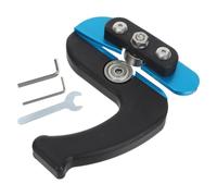 NUSITOU Rifilatore per Legno con Doppio Cuscinetto e Manico Ergonomico, Cutter Multifunzione in Abs e Metallo per Finitura senza Giunzioni su Pannelli e Mobili