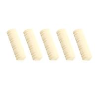 NUSITOU Set 5 Pezzi Capotasto per Mandolino 8 Corde in Plastica Beige, Leggero e Resistente, Accessorio Semplice e Stiloso per Migliorare la Risonanza dello Strumento
