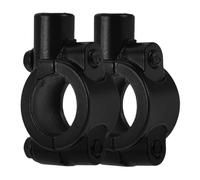 NUSITOU Specchietto Moto in Ferro Nero, Supporto Retrovisore Morsetto per Manubrio, Facile Installazione, per Motociclette e Motorbike