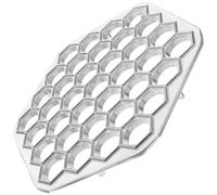 NUSITOU Stampo per Ravioli in Alluminio Argento, Attrezzo i Ravioli Facile da Lavare che Non Graffia le Mani, per Cucina Fai da Te