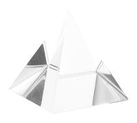 NUSITOU Strumento e Ottico di Piramide in Vetro a Esperimenti per Forma di Luce Scientifici Presentazioni Didattiche per e Spazio di Lavoro