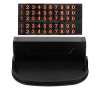 NUSITOU Supporto Navigatore per Auto Nero in Abs e Pvc, Leggero una Mano, Portatelefono per Auto per Smartphone e Navigatore Durante la Guida