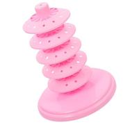 NUSITOU Supporto per Lecca-lecca da Tavolo in Plastica Pp Resistente, Espositore Regolabile a 5 Livelli Colore Rosa per Feste, Negozi e Matrimoni, Porta Lecca-lecca Comodo e Pratico