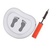 NUSITOU Vasca da Bagno Gonfiabile in Pvc Bianco Massaggiatore per Piedi, Comoda e Portatile, per Spa e Piscine fuori Terra Colore Casuale