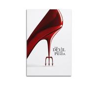 NUSLNG Poster decorativo su tela, motivo: film Il diavolo veste Prada, decorazione moderna da parete per soggiorno e camera da letto della famiglia (20 x 30 cm) senza cornice