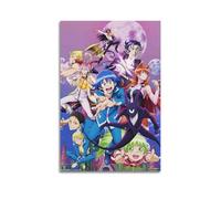 NUSLNG Poster su tela con scritta "Welcome to Demon School" di Iruma Kun, divertente decorazione artistica per camera da letto, 40 x 60 cm, senza cornice