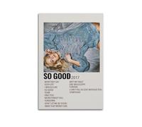 NUSLNG Zara Larsson - Poster su tela con album So Good, decorazione artistica per camera da letto, 30 x 45 cm, senza cornice