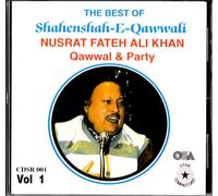 Nusrat Fateh Ali Khan - VOL.1 - The Best Of Shahenshah-e-Qawwali - Un Raro CD