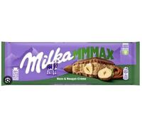 Nuss & Nougat-Cream - Barretta di cioccolato con gusto di noci e torrone - Gusto gourmet e intenso di un cioccolato pregiato e aromatico - Ottima idea regalo - Compatibile con milka - 300g