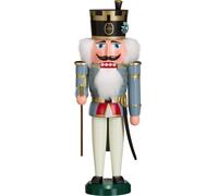 Nussknacker Bergmann Grigio 38x13x13cm Bergarbeiter Kumpel Bergknappe Steiger